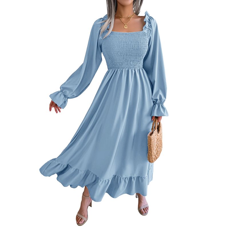 BLWOENS - Vestidos casuales de para mujeres - Azul