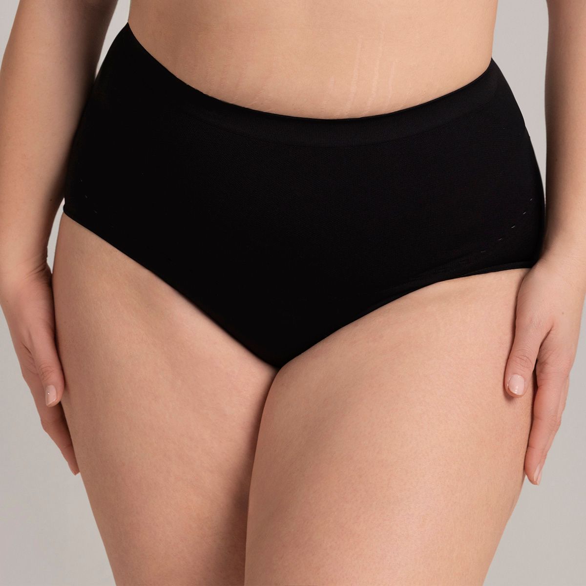 MONARCH - Calzón Alto Confort Size Negro Monarch