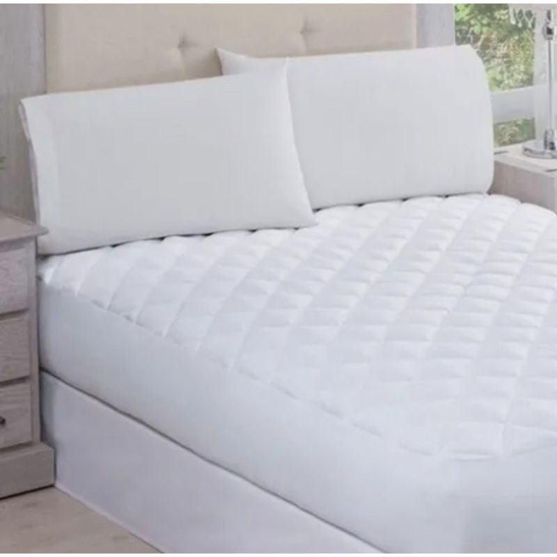 ATLAS - Cubrecolchon Impermeable 2 Plazas Con Fundas