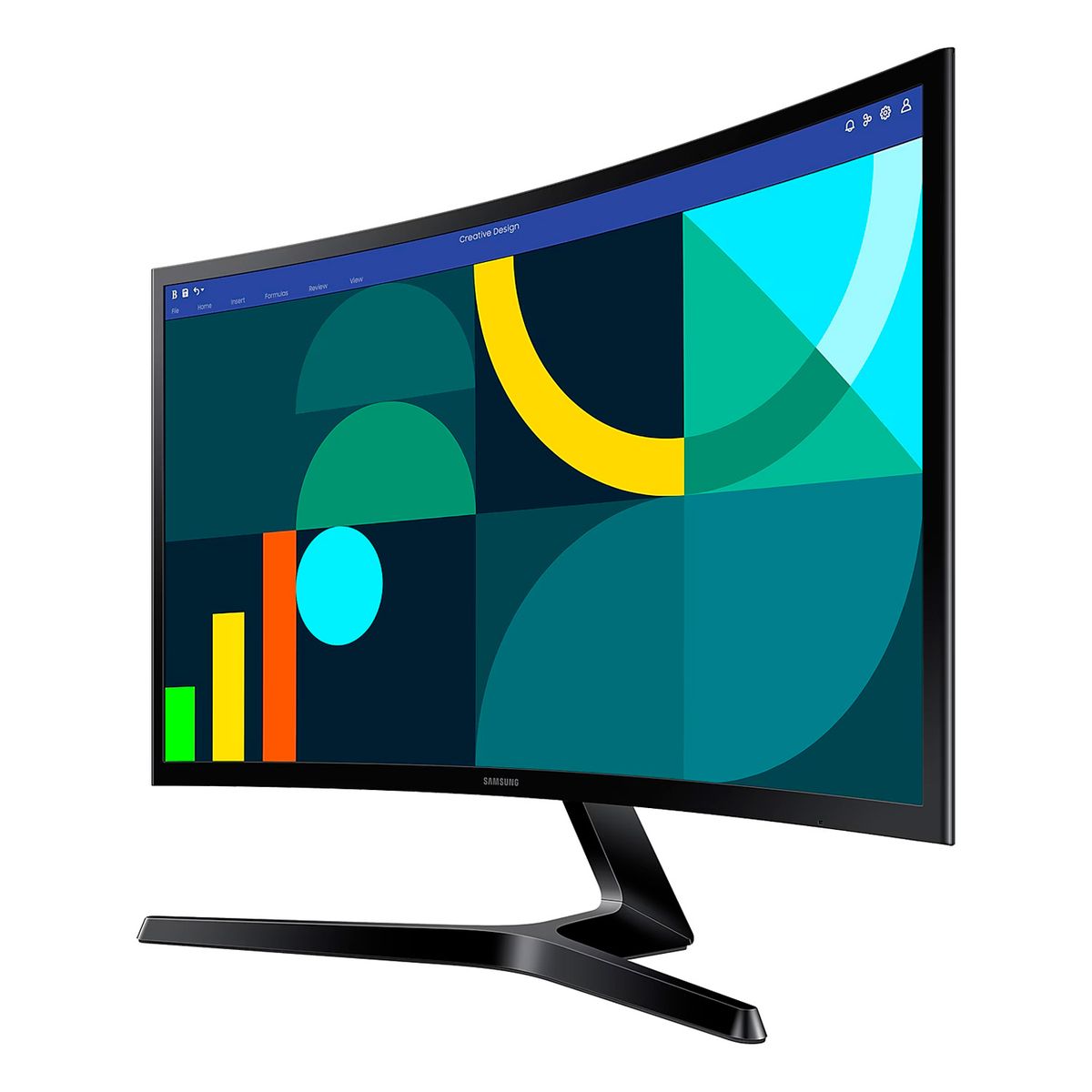 SAMSUNG - Monitor Curvo Samsung Essential M3 24 FHD 100Hz