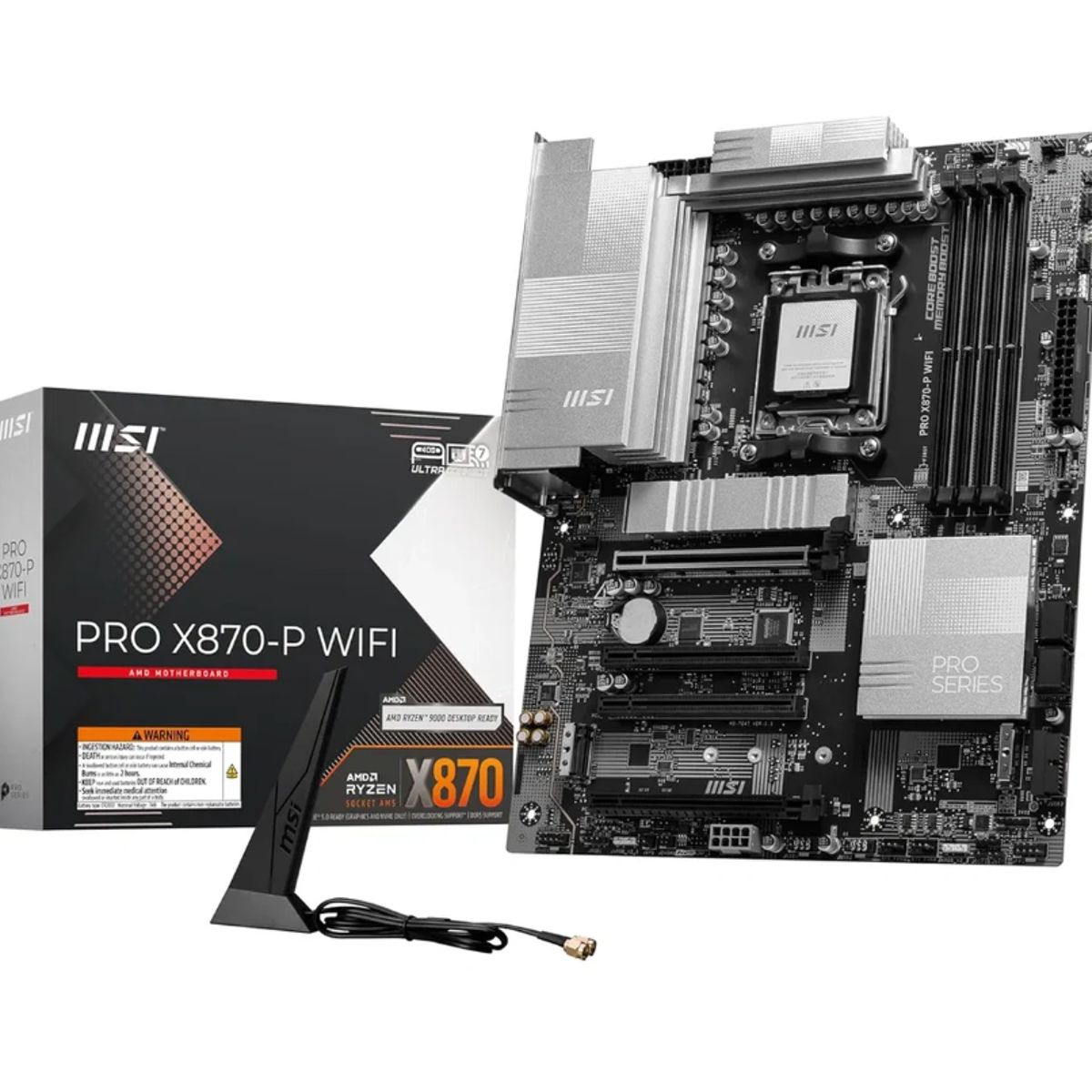 MSI - MB sAM5 AMD - MSI PRO X870-P - 4x DDR5 - WIFI - ATX