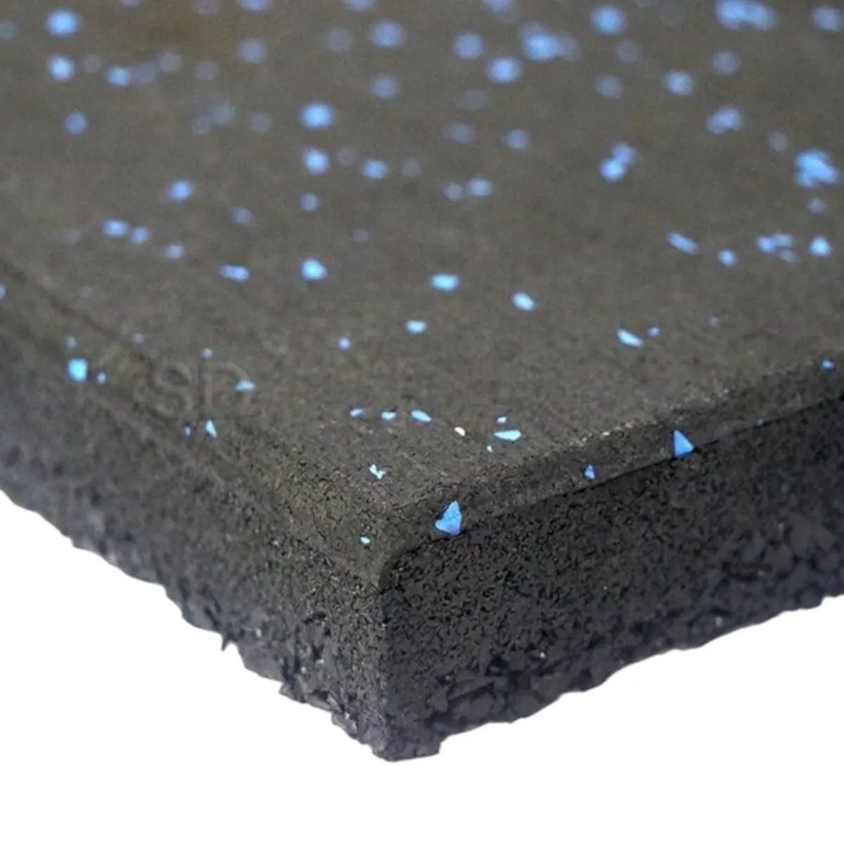 GENERICO - Piso Caucho Gimnasio 50x50cm X Grosor 25mm - Azul