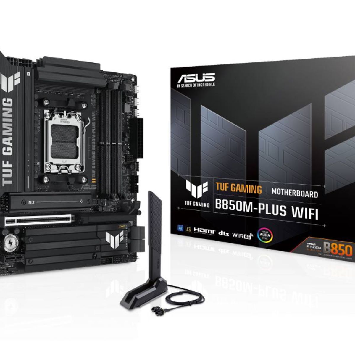 ASUS - MB sAM5 AMD - ASUS TUF GAMING B850M-PLUS - 4x DDR5 - WiFi