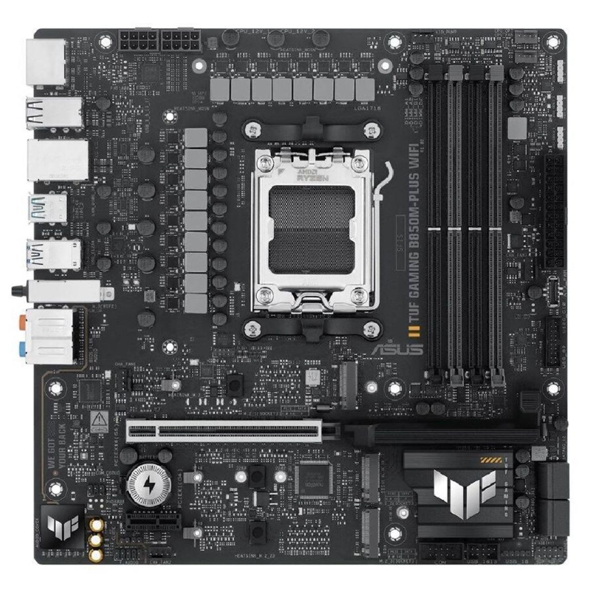 ASUS - MB sAM5 AMD - ASUS TUF GAMING B850M-PLUS - 4x DDR5 - WiFi