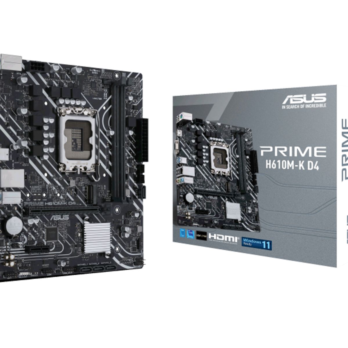 ASUS - MB LGA s1700 Intel - ASUS PRIME H610M-K D4 - 2x DDR4 - Micro ATX