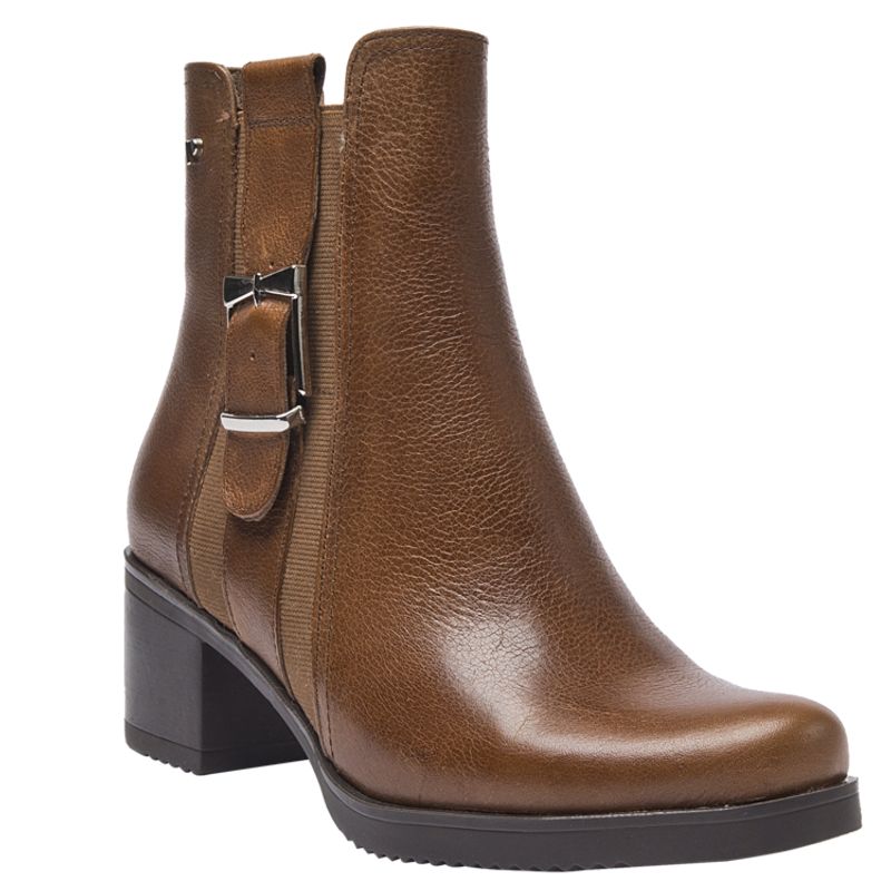 POLLINI - Botín Casual Mujer Café Pollini