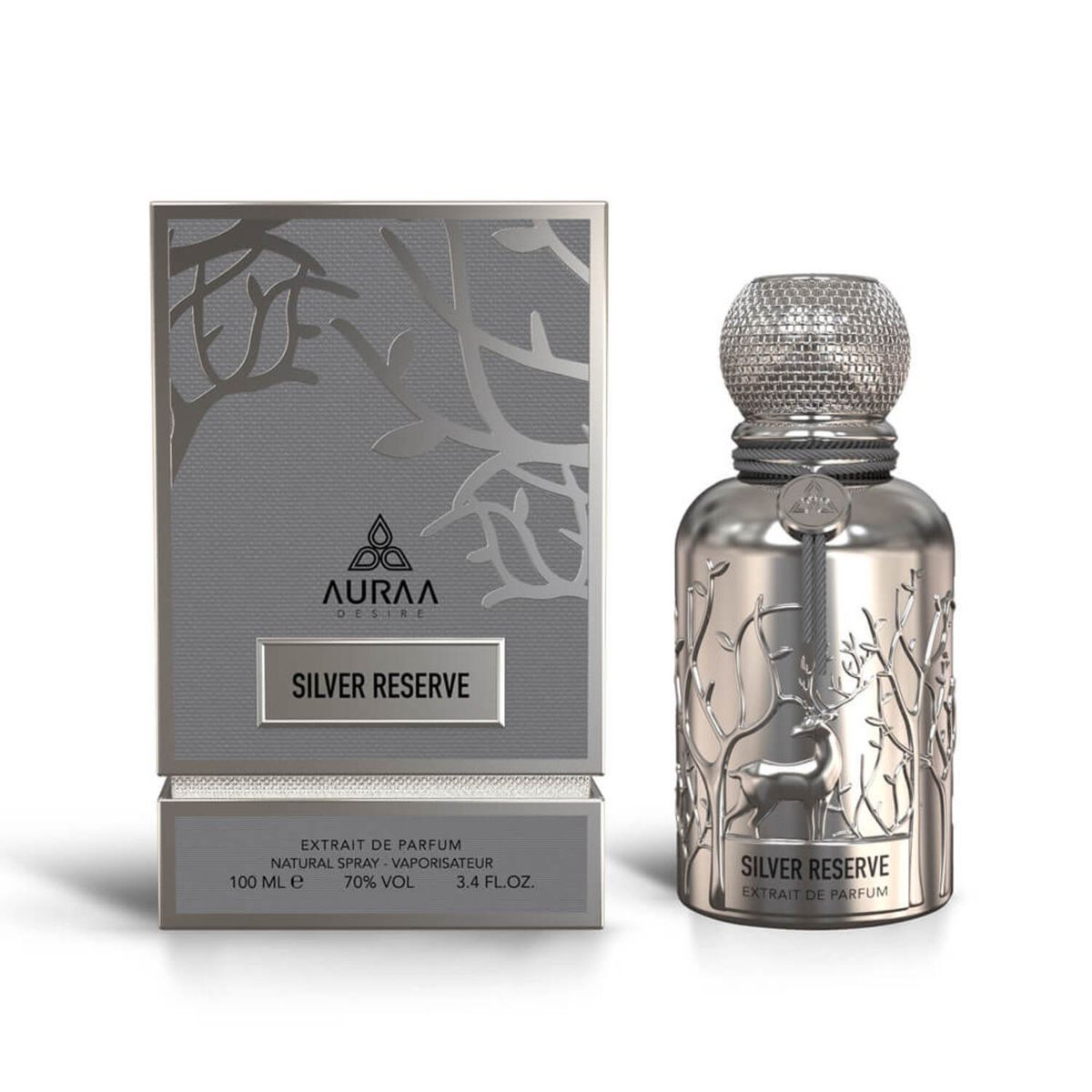 GENERICO - AURAA DESIRE SILVER RESERVE EXTRAIT DE PARFUM 100ML