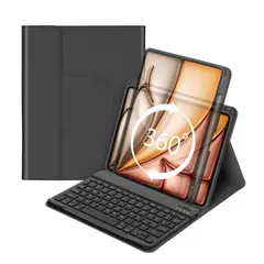 GENERICO - Carcasa 360°Con Teclado Para iPad 10ma Gen iPad A16 11th Gen Negro