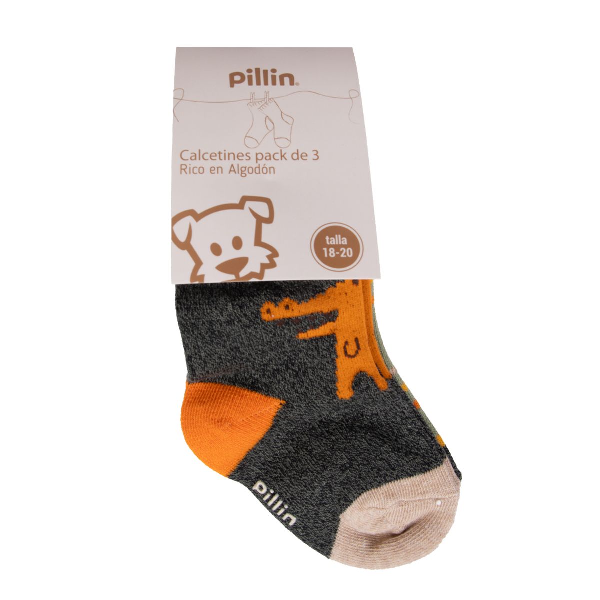 PILLIN - Calcetines Bebe Surtido Pillin PAB124-25SUR  - Multicolor