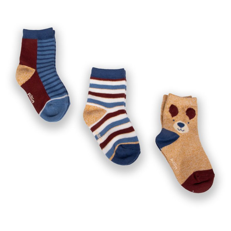 PILLIN - Calcetines Bebe Surtido Pillin PAB122-25SUR  - Multicolor