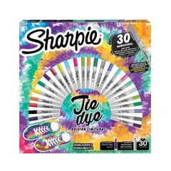 SHARPIE - RULETA TIE DYE 30CT