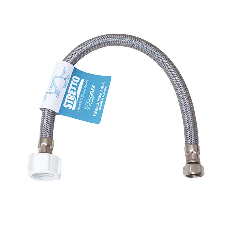 STRETTO - Flexible para llave angular 25 cm 1/2 HI X 15/16 HI