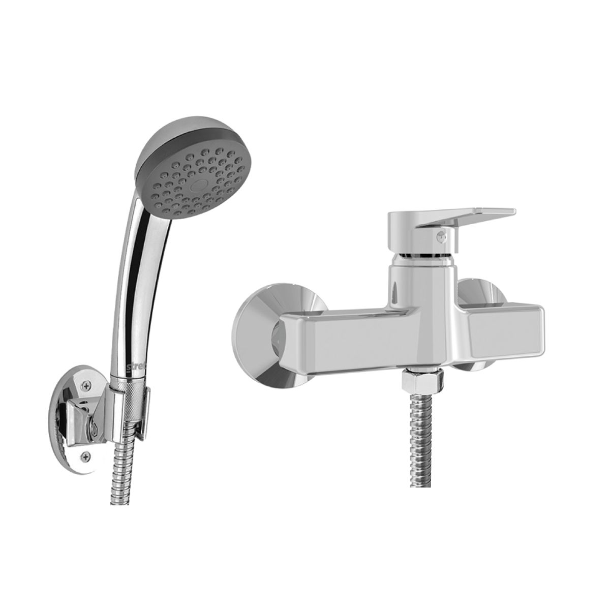 STRETTO - Monomando Ducha Nápoles Cromo