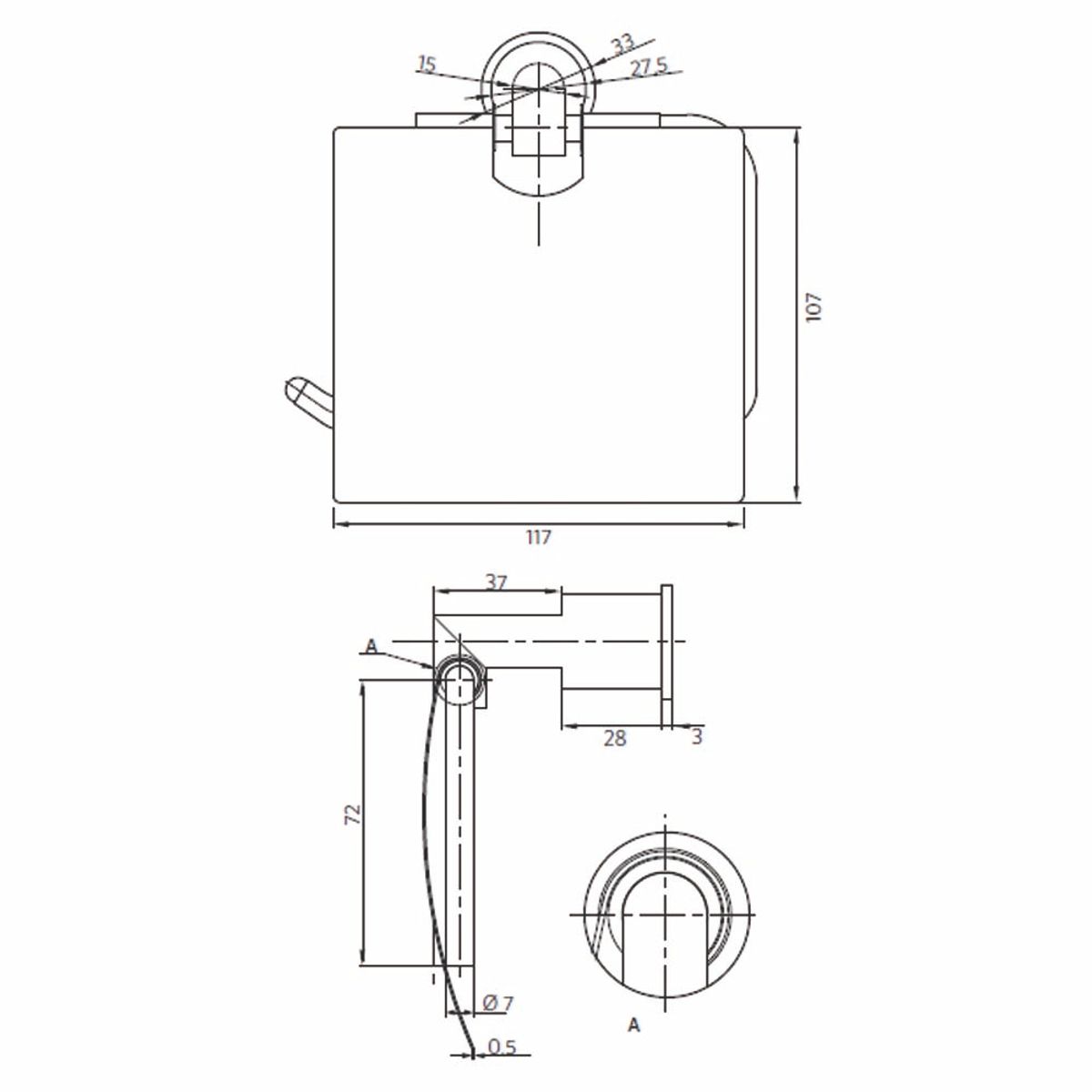 STRETTO - Porta Papel SL