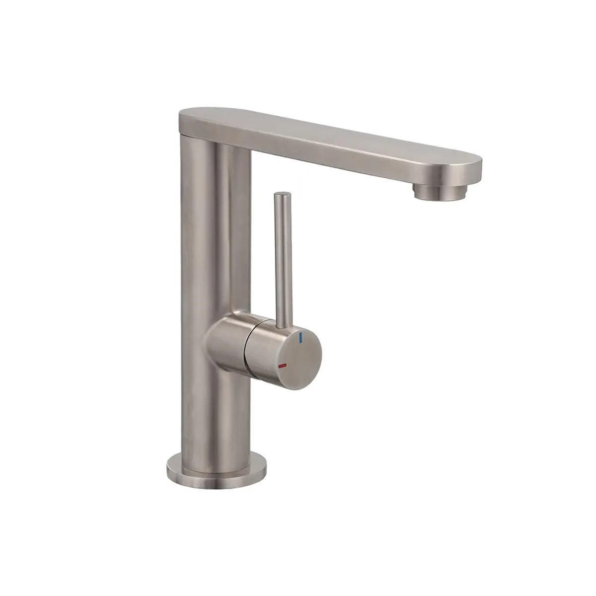 STRETTO - Monomando Lavamanos Veroli Inox Satinado