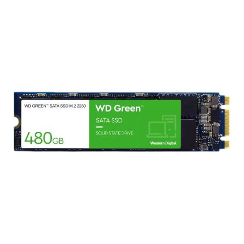 WESTER DIGITAL - WD Green SSD 480GB M.2 2280 SATA 3 Lectura/Escritura 545MB/s