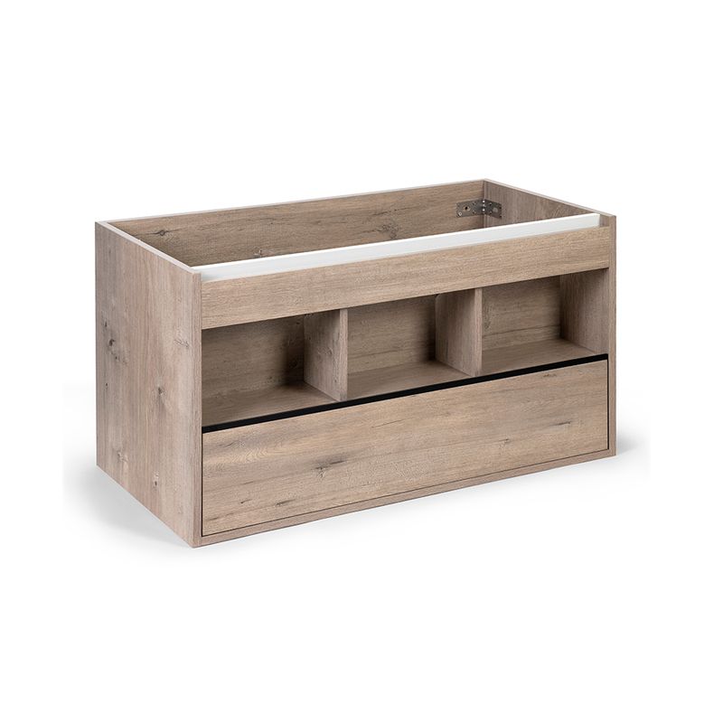 STRETTO - Mueble Éclair 90x46. Color Lenga. Desarmado