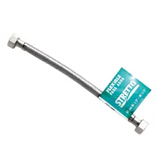 STRETTO - Flexible para Agua Metálico Hi-Hi 1/2 35cm