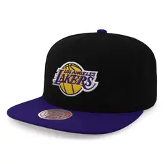 MITCHELL & NESS - Gorra NBA Lakers Los Ángeles Negro/Azul Unitalla