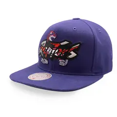 MITCHELL & NESS - Gorra NBA Double Up Snapback HWC Raptors HS9644 Purpura