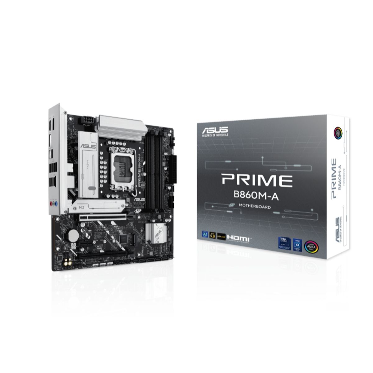 ASUS - MB LGA s1851 Intel - ASUS PRIME B860M-A - 4x DDR5 - Micro ATX