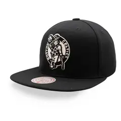 MITCHELL & NESS - Gorra NBA Evergreen Negro/Blanco Celtics HS8547 Negro