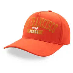 MITCHELL & NESS - Gorra NFL Suede Snapback 49ers HP9768 Naranja