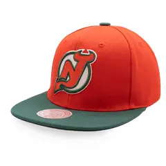 MITCHELL & NESS - Gorra NHL Team 2 Tone 2.0 Hhss5367 Devils Rojo Unitalla