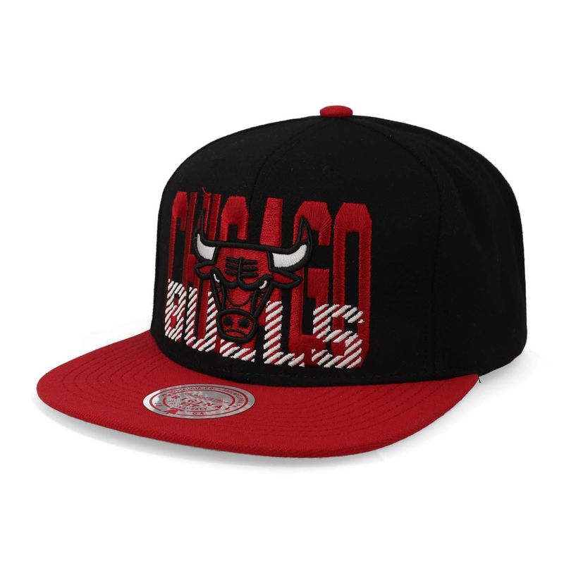 MITCHELL & NESS - Gorra Mitchell and Ness NBA Cross Check Bulls Unitalla