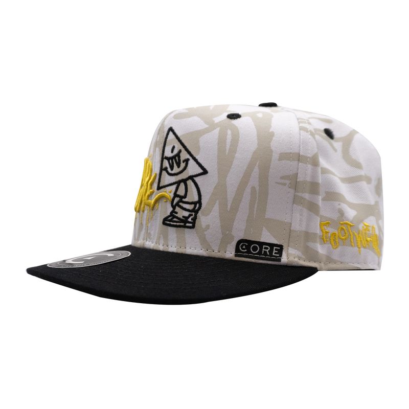 CORE - Gorra CORE Pee Beige/Negro/Amarillo Unitalla