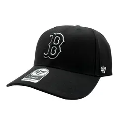 47 BRAND - Gorra 47 MLB Red Sox Black Negro Unitalla