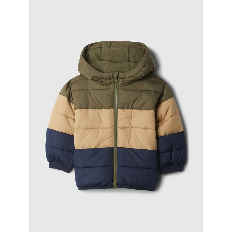 GAP - Chaqueta Toddler Niño Puffer Verde GAP.