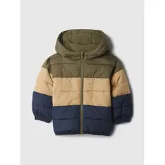 GAP - Chaqueta Toddler Niño Puffer Verde GAP.