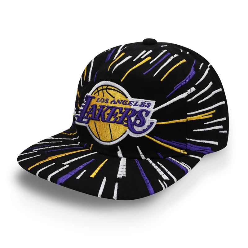 MITCHELL & NESS - Gorra Mitchell & Ness NBA Lakers Burst Deadstock Negro