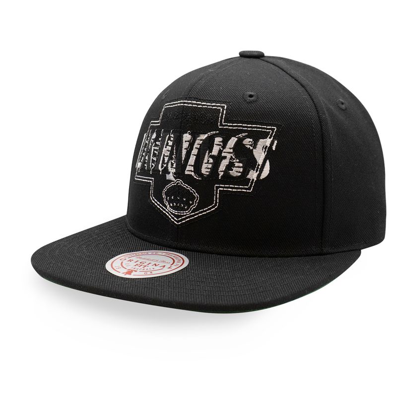 MITCHELL & NESS - Gorra Mitchell & Ness NHL Double Up Snapback Kings HS9642 Negro