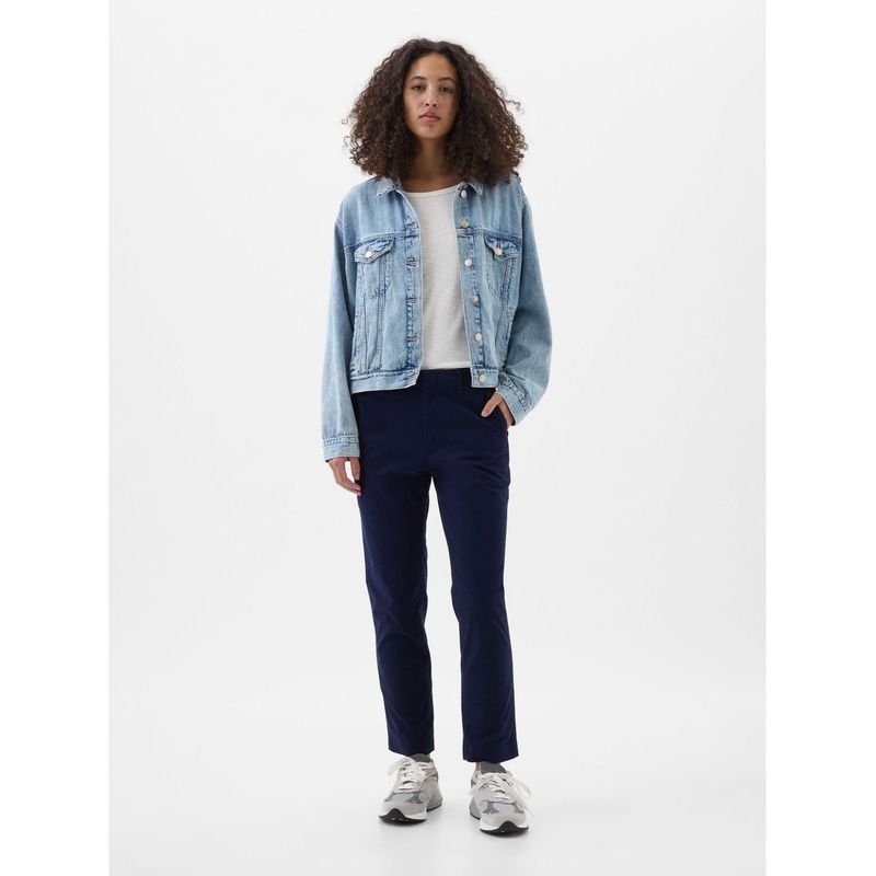 GAP - Pantalón Mujer Downtown Khaki Azul GAP