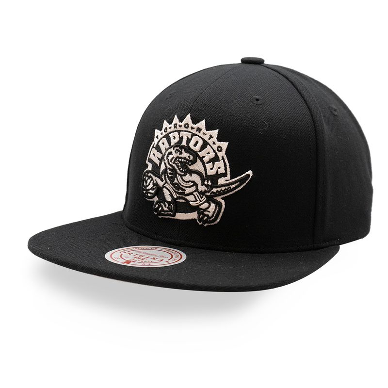 MITCHELL & NESS - Gorra Mitchell & Ness NBA Evergreen Negro/Blanco HWC Raptors HS8549 Negro
