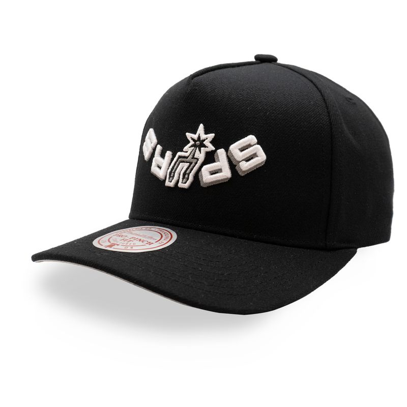 MITCHELL & NESS - Gorra Mitchell & Ness NBA Upside Snapback Spurs Negro