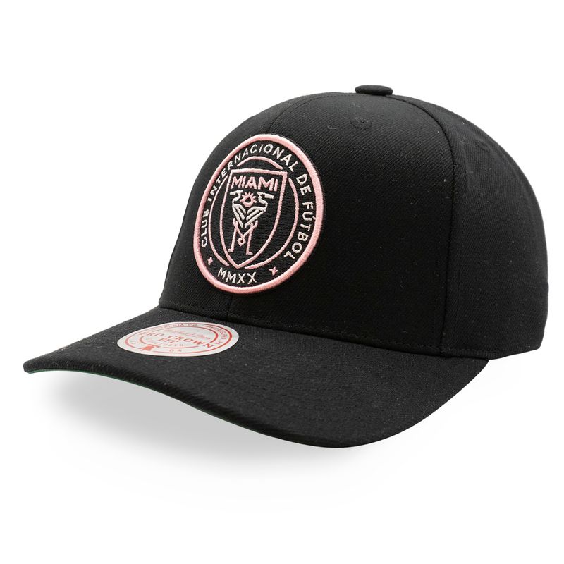 MITCHELL & NESS - Gorra Mitchell & Ness MLS Team Ground 2.0 Miami CF HP8446 IMCBLack