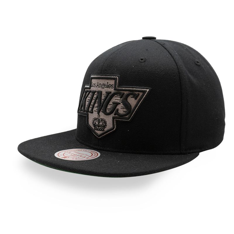 MITCHELL & NESS - Gorra Mitchell & Ness NHL Conference Patch Snapback Vintage Kings HS8582 Negro