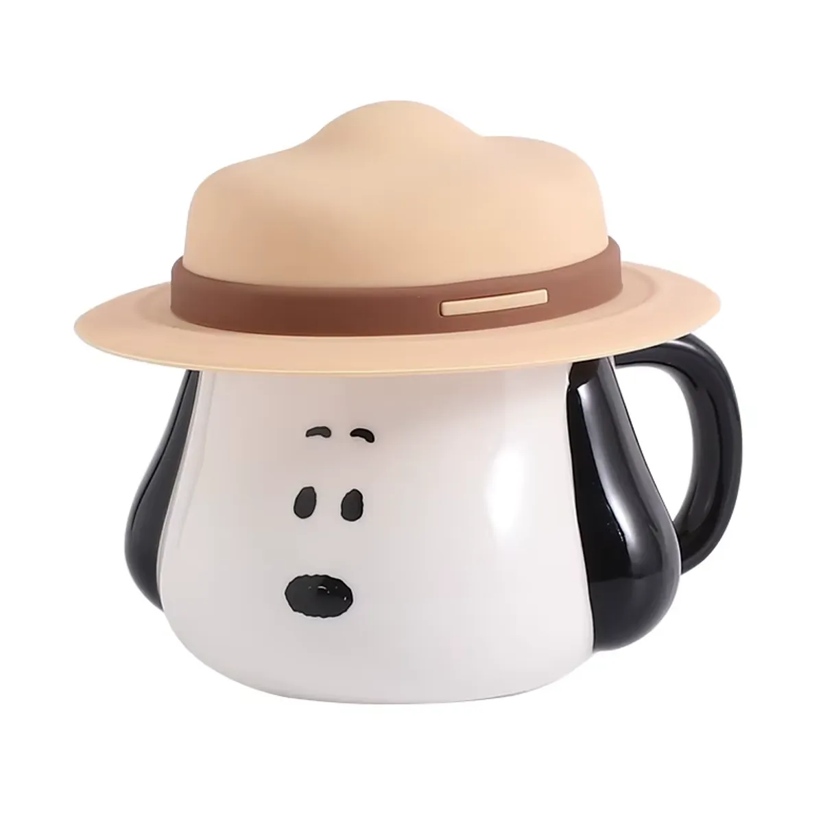 GENERICO - Taza Snoopy 500 Ml Con Tapa