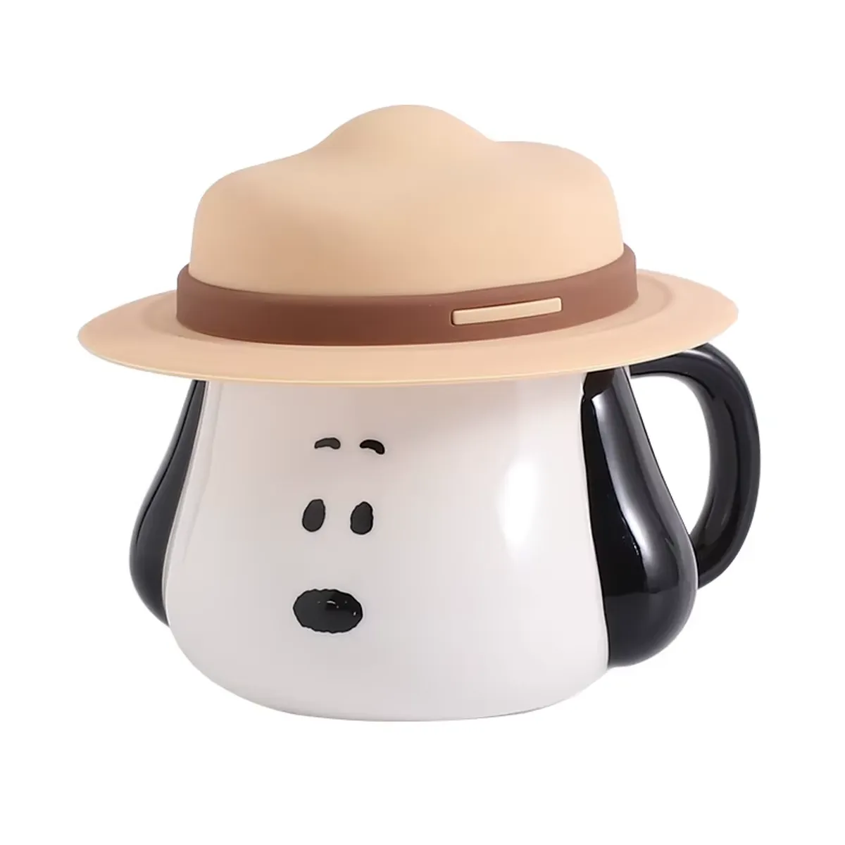 GENERICO - Taza Snoopy 500 Ml Con Tapa