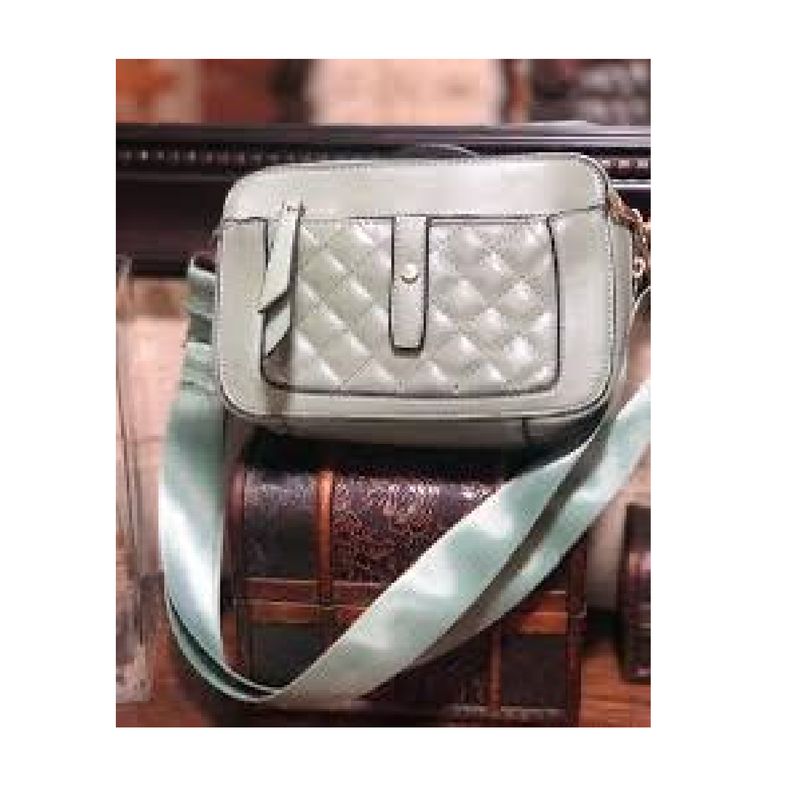 GENERICO - Cartera tipo Bandolera Tira Larga  Verde