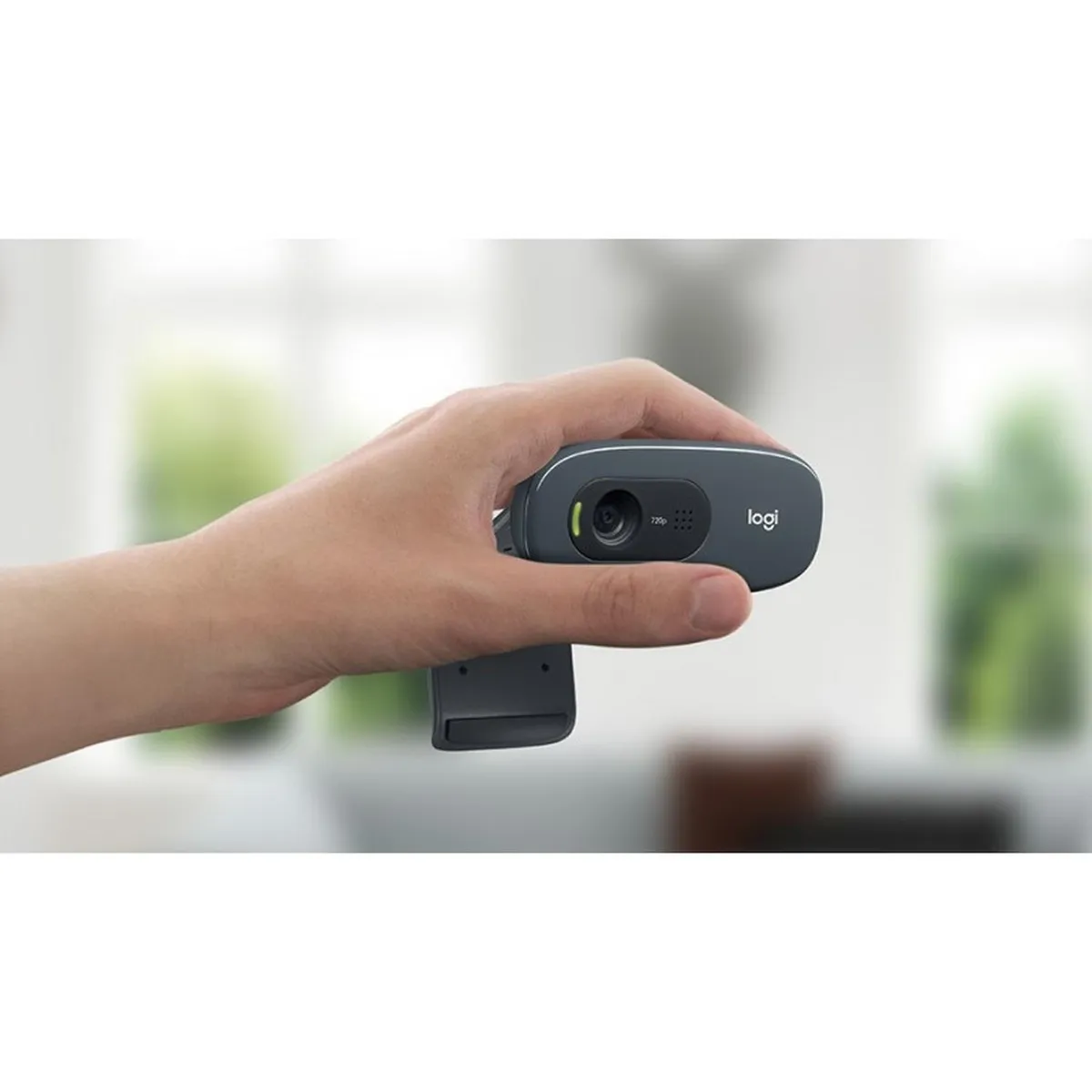 LOGITECH - Webcam C270 HD 720p, Micrófono Integrado, USB 2.0