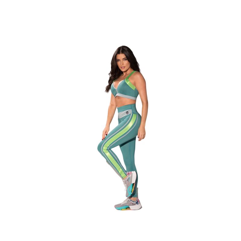 ATHLETIC SPORT - Conjunto Deportivo E502 Leggins + Top - Athletics
