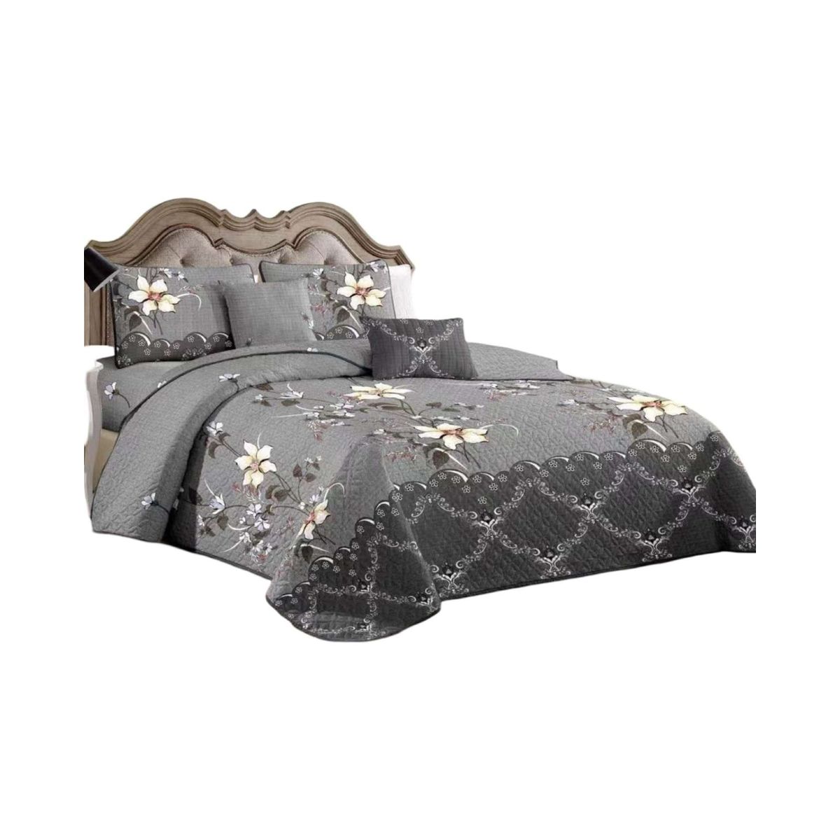 GENERICO - CUBRECAMA QUILT DE VERANO CON DISEÑO 2 PLAZAS