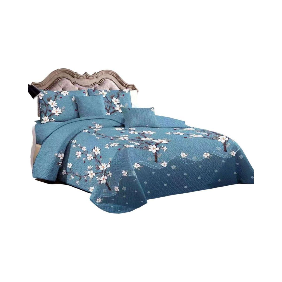 GENERICO - CUBRECAMA QUILT DE VERANO CON DISEÑO 2 PLAZAS