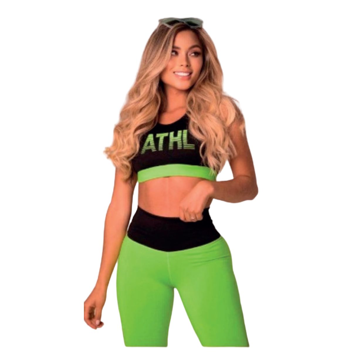 ATHLETIC SPORT - Conjunto Deportivo E484 Leggins + Top