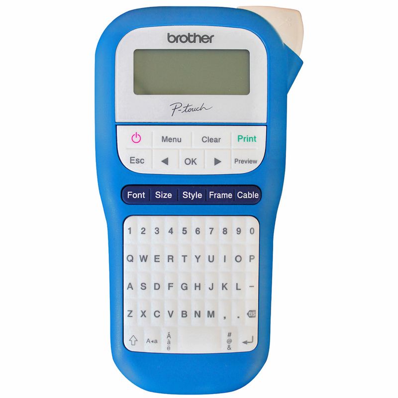 BROTHER - Rotuladora Portátil P-Touch Brother PTH110 Azul.