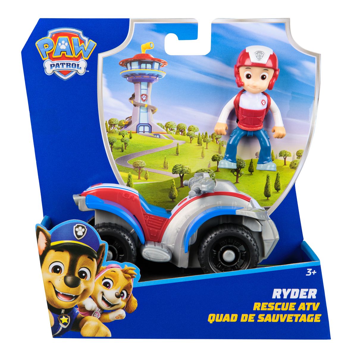 PAW PATROL - Vehículo Ryder Con Figura Paw Patrol
